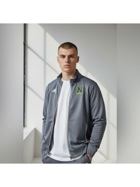 adidas Other - Adidas Gray Track Climalite Jacket Long Sleeve Men’s Size Small